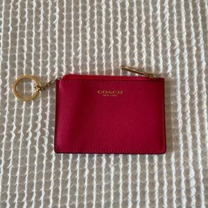 Small Pink Coach ID Wallet